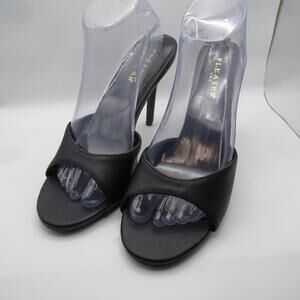 Pleaser Classique-01 Womens Black 4" Heel Slip On Dancer Pole Stripper Size 10